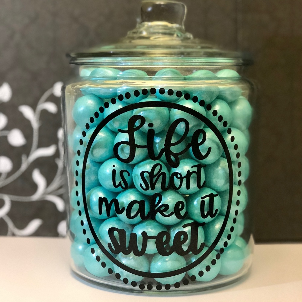 Apothecary Glass Jar | Cookie Jar | Candy Jar